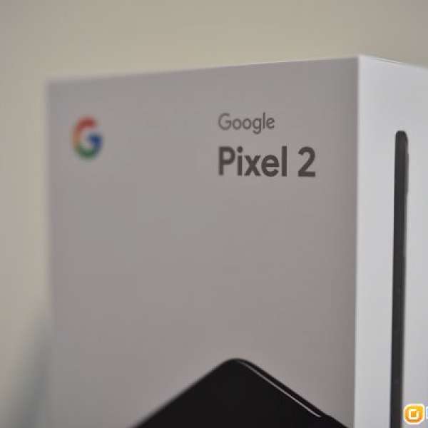 [全新 Brand new] US Google Pixel 2 128GB (Black 黑色, 美版)，送玻璃貼1張