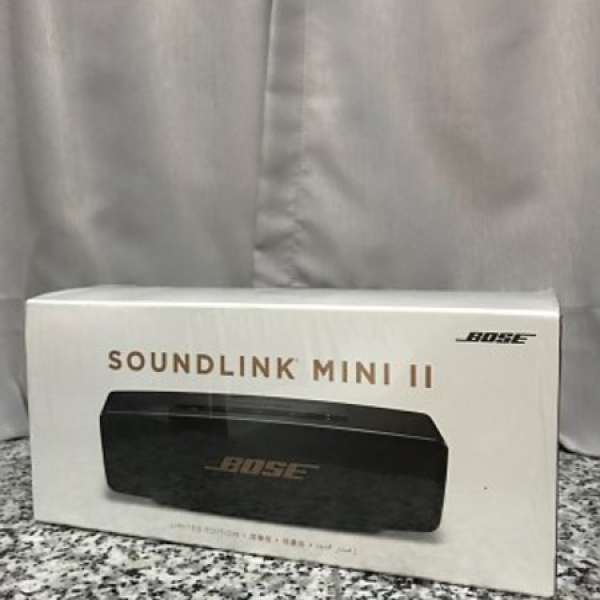 全新未拆限量版Bose Soundlink Mini II（黑銅色）