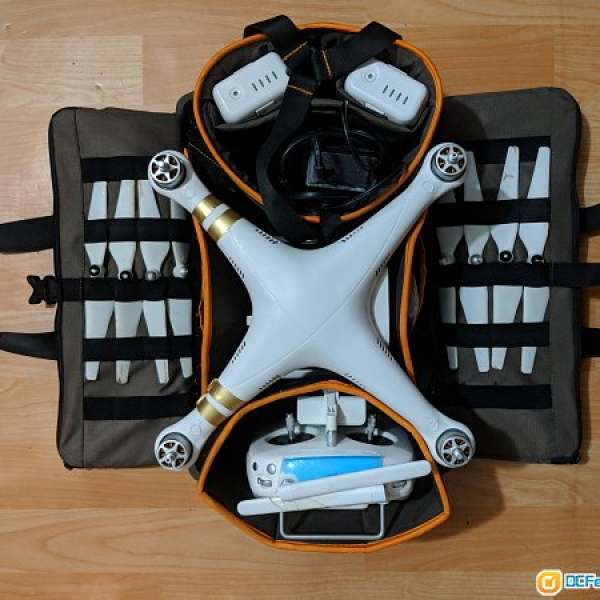 DJI Phantom 3 Professional + Lowepro DroneGuard Kitg + 原廠槳葉保護罩 (大疆精靈)