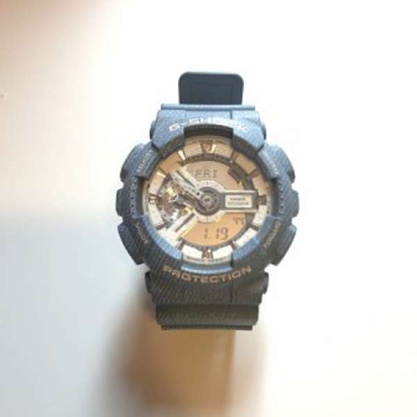 G-Shock淺藍牛仔紋 GA-110DC