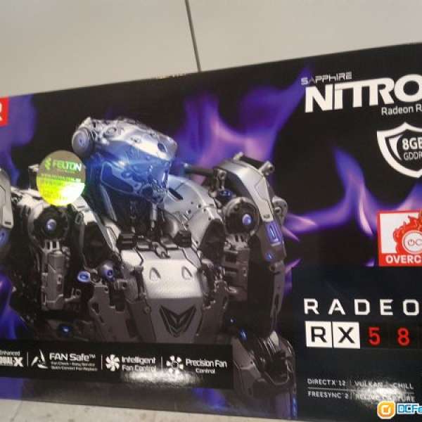 藍寶Rx 580 Nitro+ 8GB OC