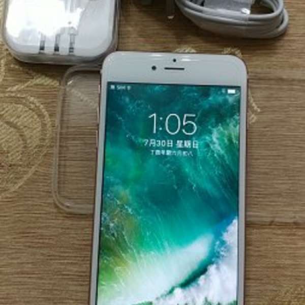 95%新 港行  iphone 6s plus 大機 5.5吋  玫瑰金  64GB 剛過保養 版本：10.3.2