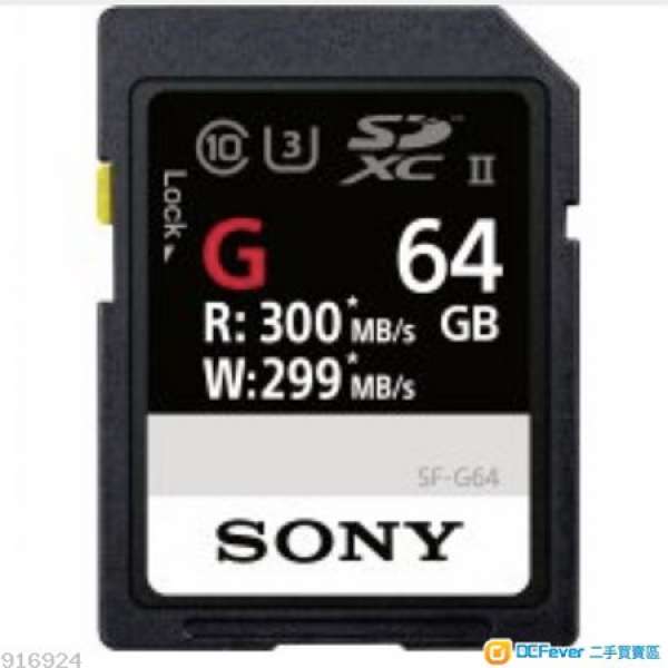 new sony 64gb sf-g64 for a7r3 高速卡