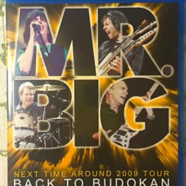 (僅看2次. 狀況非常良好. 98% New) Mr Big 日本演唱會Back To武道館Budokan 2009Bl...