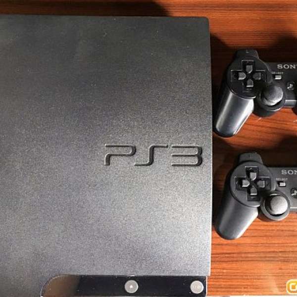 Sony play station 3 PS3 二代主機+2手掣+6隻game(有GTA 5, 刺客, the last of us等)