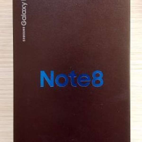 Samsung Note 8 256GB 衛訊行貨有單 連芒貼鏡頭貼機殼 配件全新未用