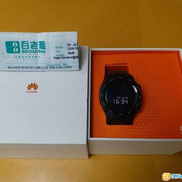 Huawei watch 2 4版 華為手錶黑色 4G 版
