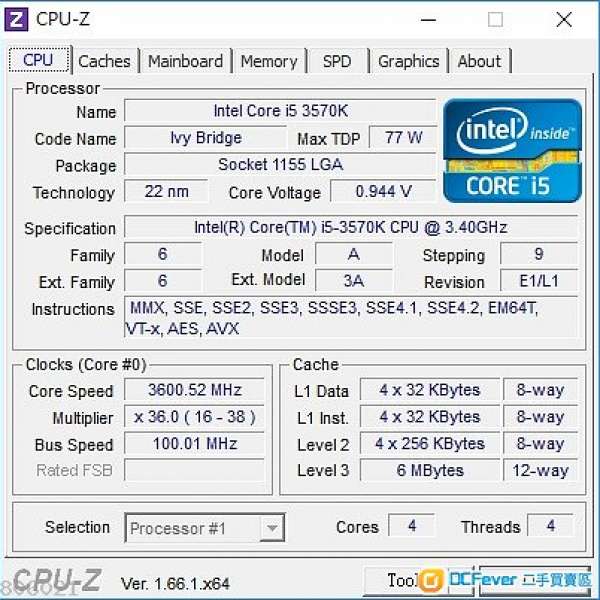 Intel i5-3570K