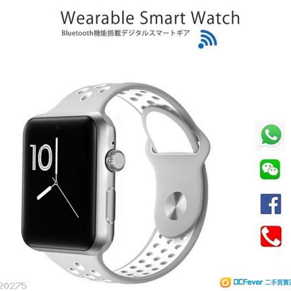 智能手錶 Smart Watch－ WHATSAPP WECHAT FB IG 信息顯示 來電顯示／卡路里計算 ／...