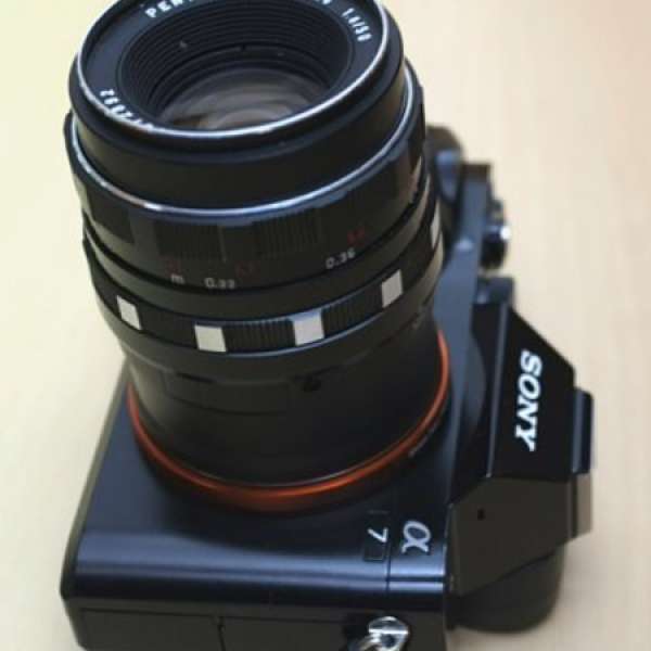 95% new Sony A7 body Pentacon 50mm German lens with adaptor