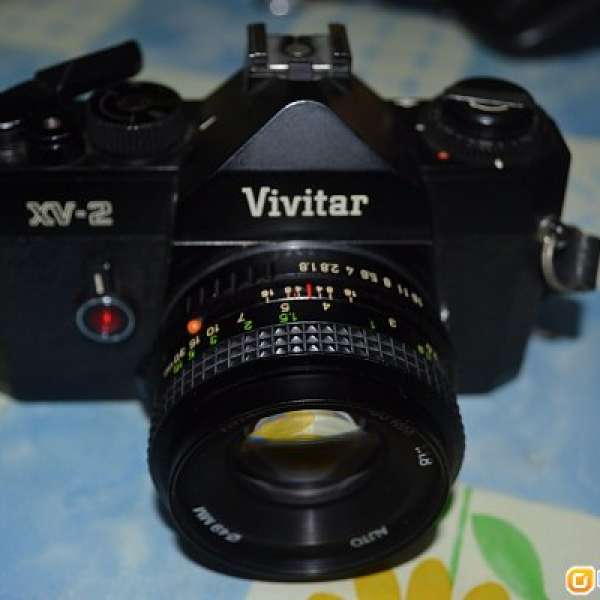 Vivitar XV-2 XV 2, 50mm/1.8 auto cosina 確善能代工 Pentax /Nex M4/3 轉接環