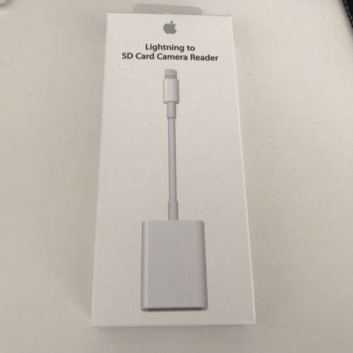 Apple Lightning to SD Card Reader 蘋果 讀卡器