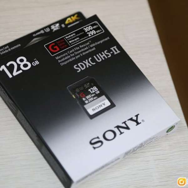 全新Sony 超高速128G UHS-II SDXC 卡