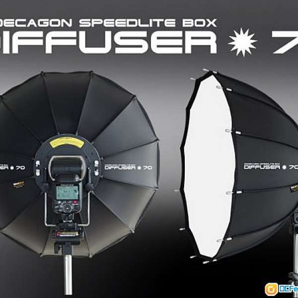 SMDV Diffuser 70 Speedlight Speedbox 閃燈 柔光 罩 70cm