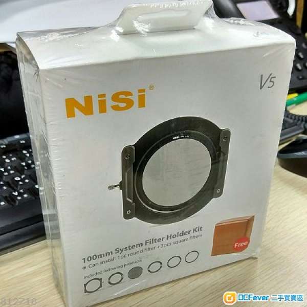 NISI耐司V5方片濾鏡架連偏光鏡盒裝(全新未拆封)