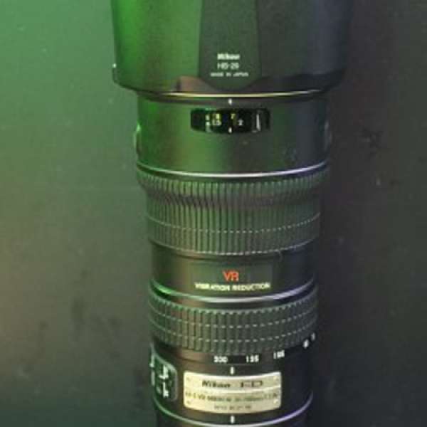 Nikon AF-S VR Zoom-Nikkor 70-200mm f/2.8G IF-ED (9成新)(小黑五)(LB V)