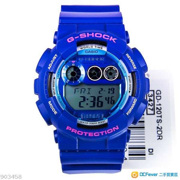 全新 Casio G-Shock GD-120TS-2DR