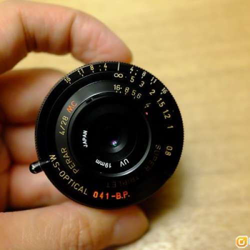 MS OPTICAL PERAR BP 28mm F4 ブラックペイント 宮崎光学 MS-Optics