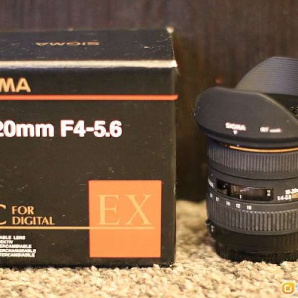 Sigma 10-20mm F4-5.6 EX DC HSM for canon