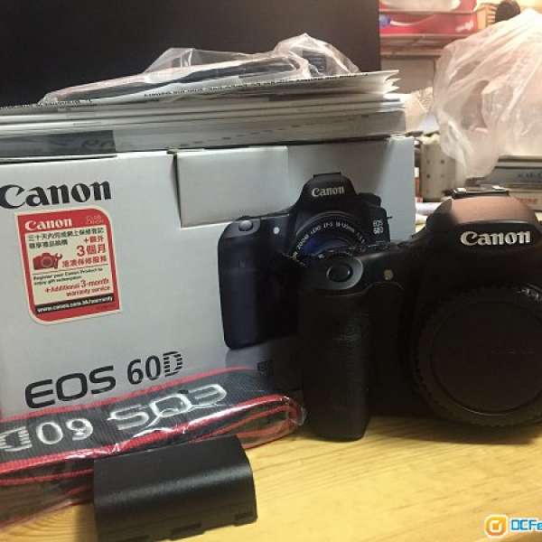 賣 Canon 60D body (90%新) + Sigma 17-70 (99%新), $4000