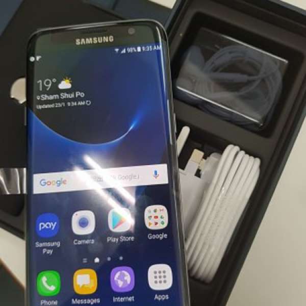 全新Samsung Galaxy S7 Edge 32gb black  雙卡