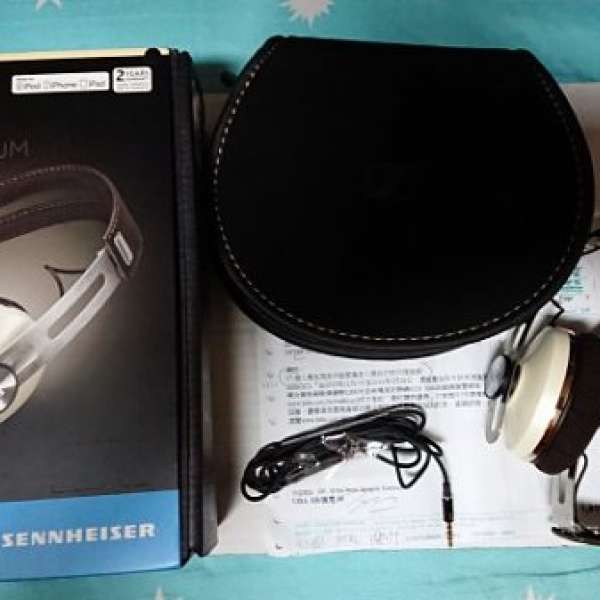 90% New Sennheiser momentum 2.0 on-ear 象牙白色