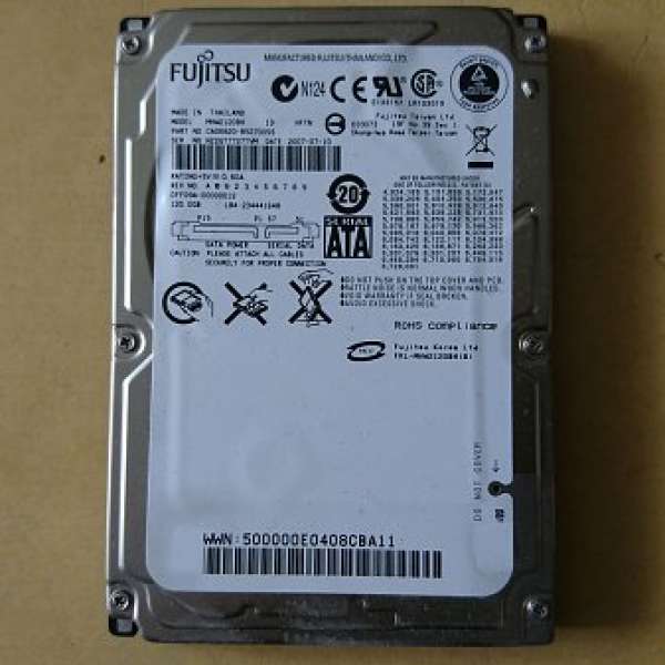 Fujitsu & Hitachi 2.5" Harddisk