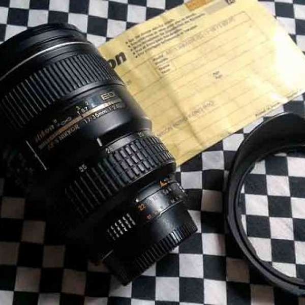 Nikon AF-S 17-35mm f/2.8D IF - 手動
