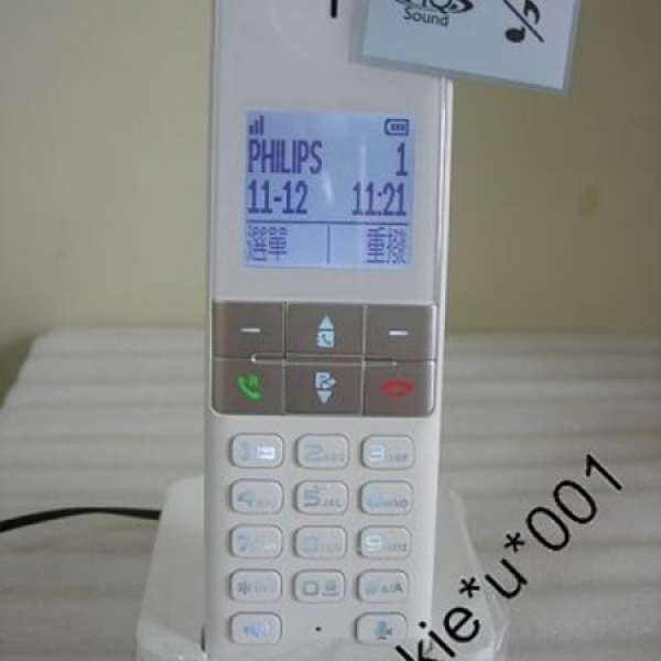 飛利浦 數碼室內 無線電話 D450 中英文介面顯示 特價出售