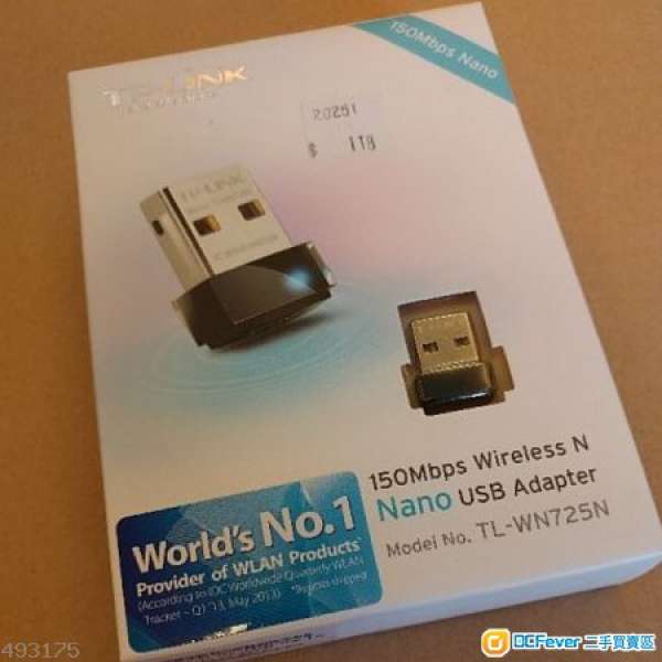 99%新TP Link TL-WN725N 150M Nano wireless n usb adapter