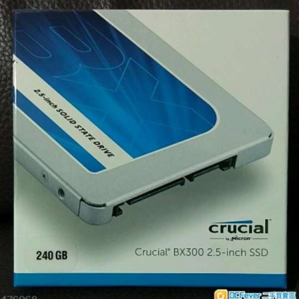 全新未開封 Crucial BX300 240GB MLC SSD