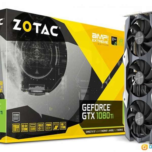 98% NEW ZOTAC GeForce® GTX 1080 Ti AMP Extreme