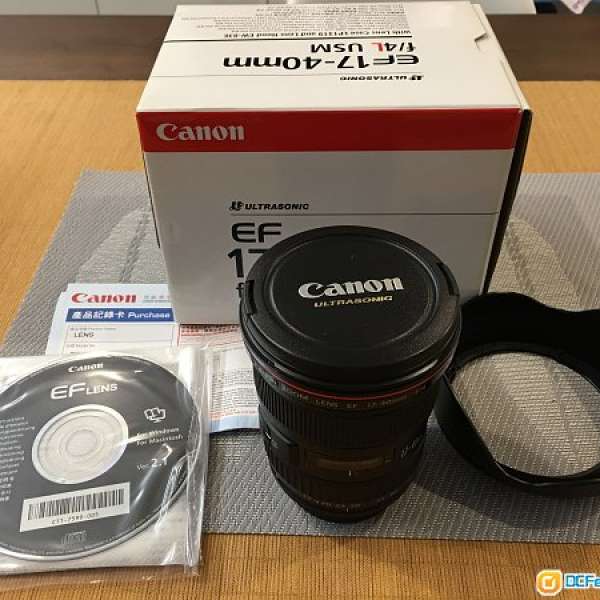 95%新Canon EF 17-40mm f/4.0L USM