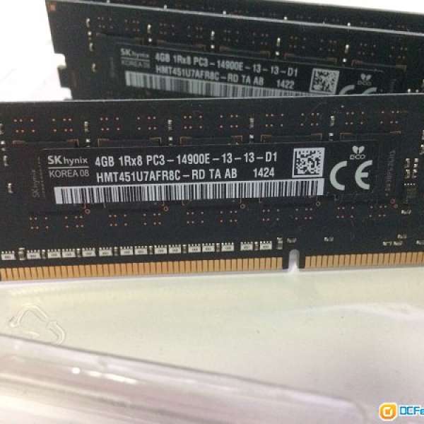 SK hynix ECC Unbuffered DDR3 12gb 1866 (3x4gb) (taken out from Mac)