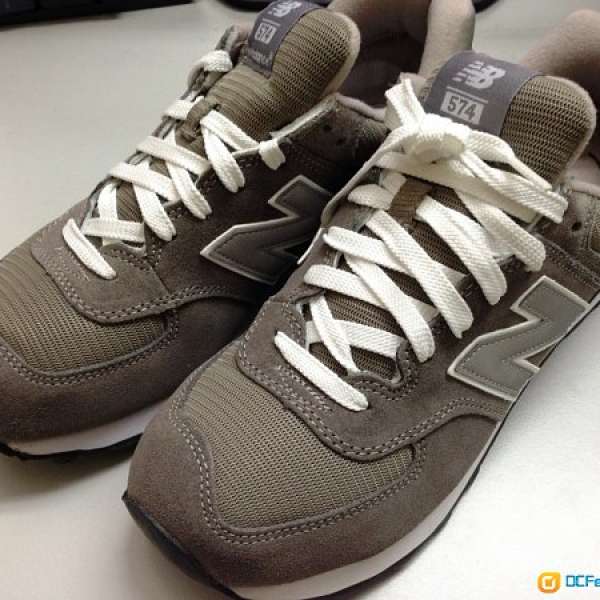 (100%新) New Balance NB ML 574 運動鞋 (GS 灰) US 9.5