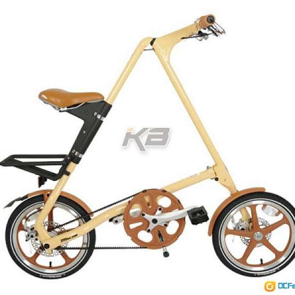 (現貨)  [原裝正貨Strida LT] 奶油色16" 摺車[EN強化車架] 送8種原廠單車配件 價值...