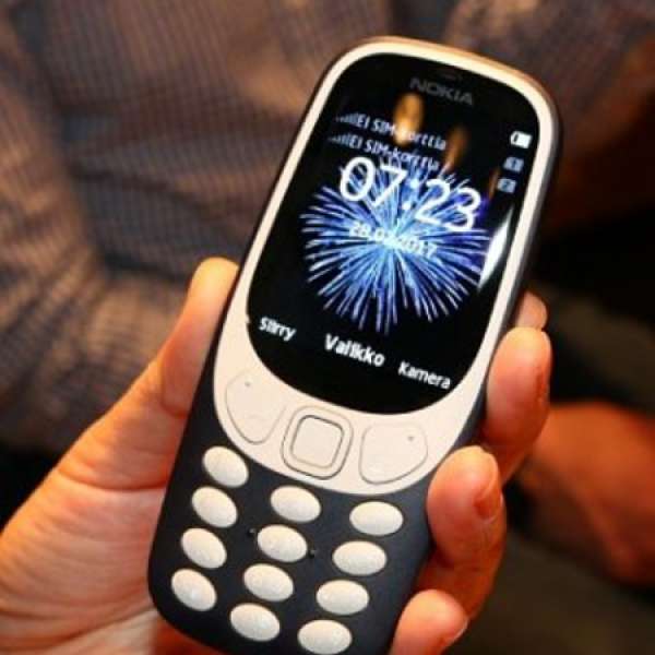 100%全新Nokia 3310 (2017)3G灰色香港行貨