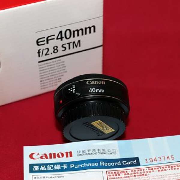Canon 40mm 2.8F STM