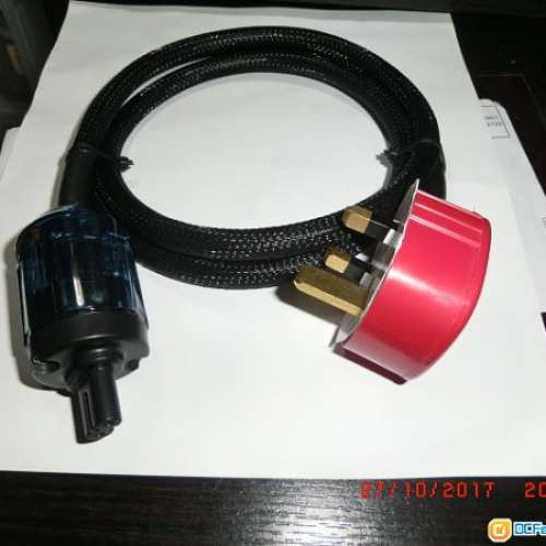 4呎德國電源線/MK-E院頭/日本鍍銠八字尾插