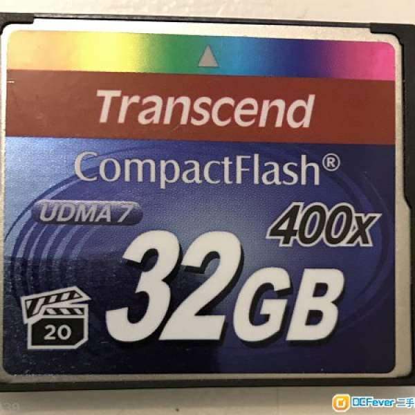 Transcend Compact Flash 32GB 400X (97% New)
