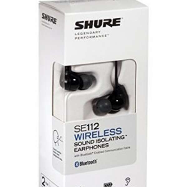 100%new行貨SHURE SE112 Wireless藍牙耳機