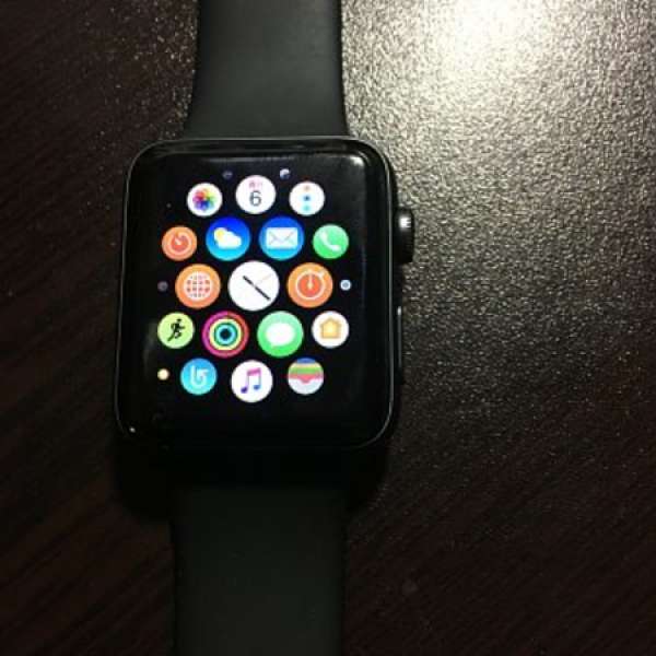 apple watch 3 42mm 灰黑的gray 可少議