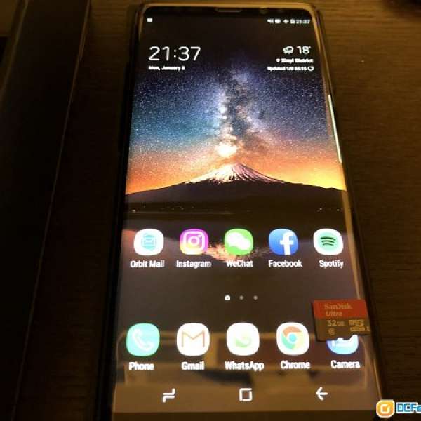 Samsung Note 8 Midnight Black 64 GB (+32) 99.99%
