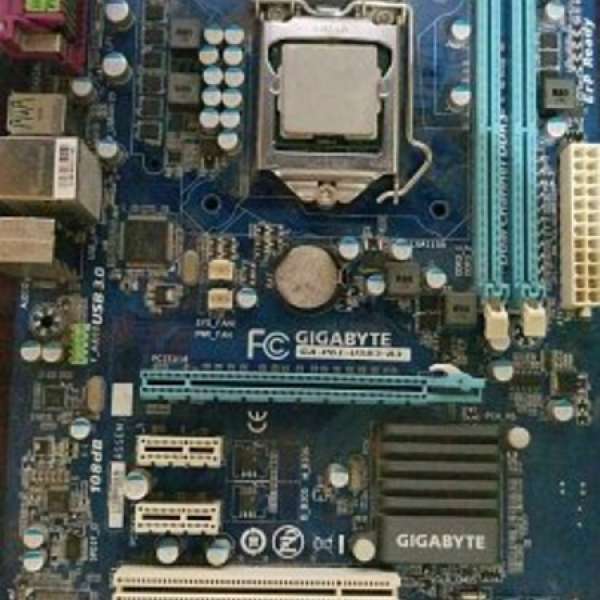[CPU] I7-2600 socket 1155(冇超頻),連底板GA-P61-USB3-B3 技嘉