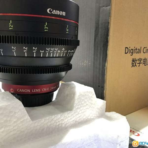 （割愛平賣）Canon CN-E24MM T1.5 L F 電影鏡