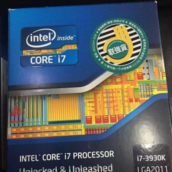 intel@core:i7-3930k 3代CPU