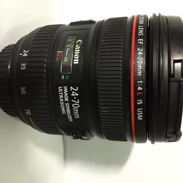 95% new Canon EF 24-70mm f/4L