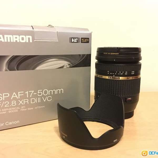 Tamron SP 17-50mm f/2.8 VC (B005) Canon Mount for aps-c