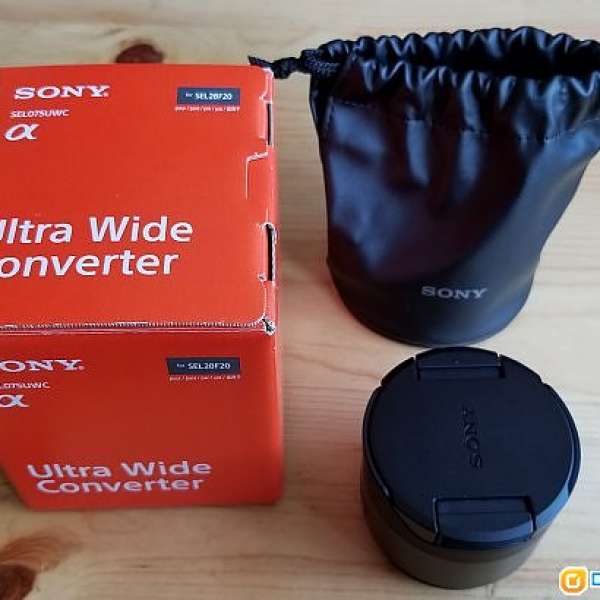 Sony SEL075UWC ( SEL28F20 超廣角轉接鏡 Wide Angle Adapter)  全套 98% New