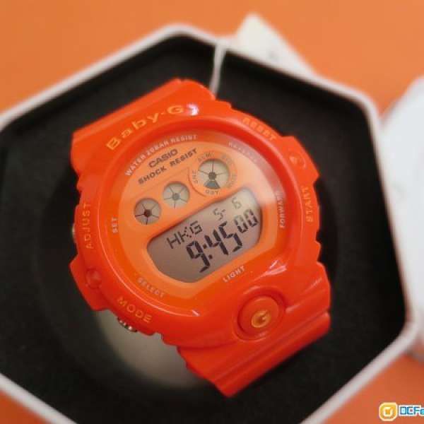 全新 CASIO BABY-G 橙色 手錶 BG-6902-4B